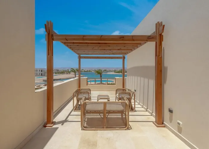 Calm 3br House In Shedwan Gouna Bbq, Pool & Lagoon Nyaraló