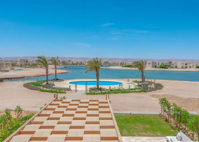 Calm 3br House In Shedwan Gouna Bbq, Pool & Lagoon Nyaraló *